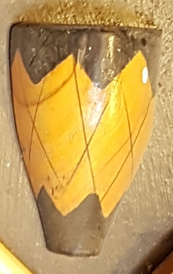  photo of artwork depicting the traditional Ethiopian musical instrument the kebero