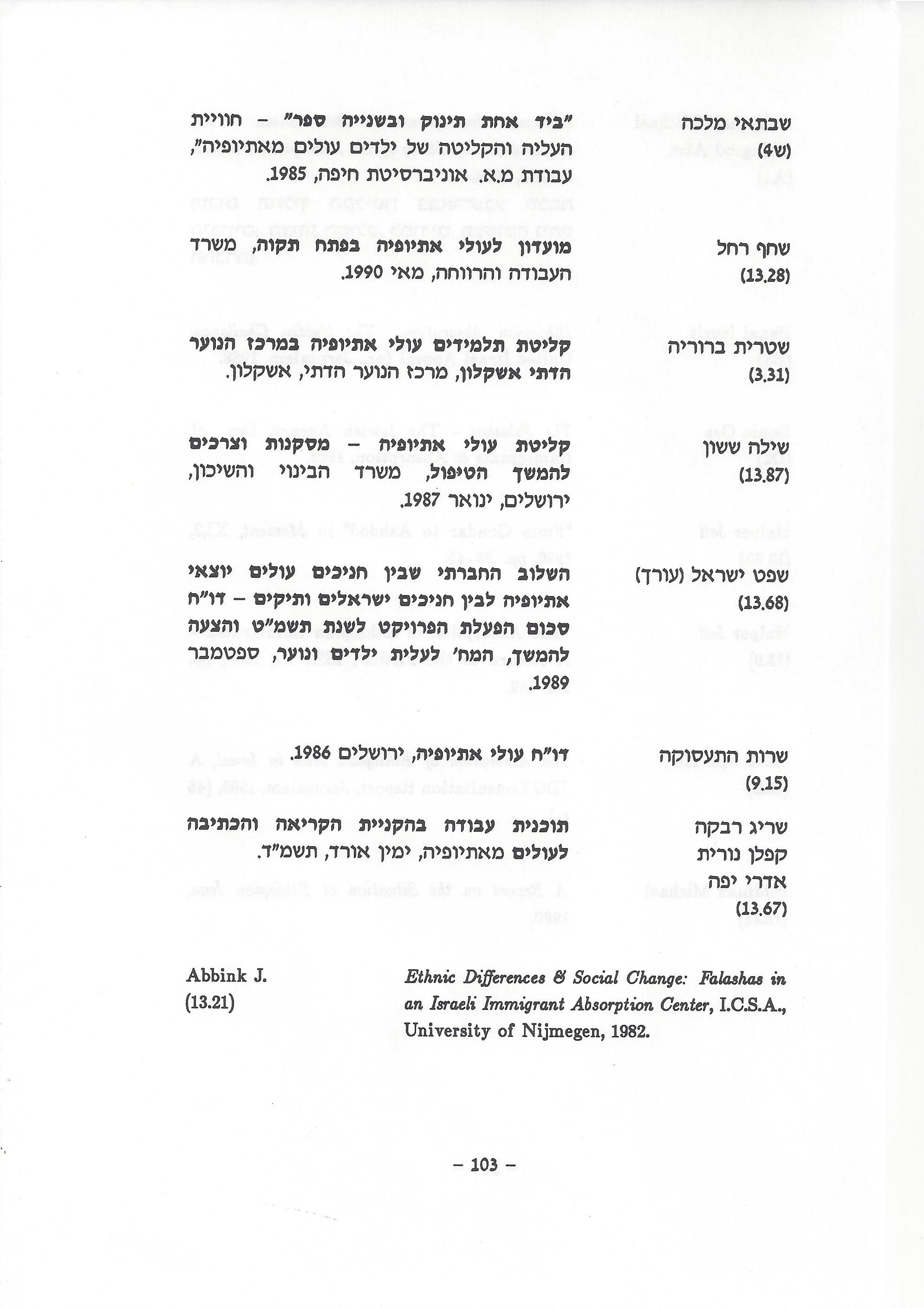 ביבליוגרפיה, ליקטו וערכו דני בודובסקי, יוסף דוד, יחיאל ערן