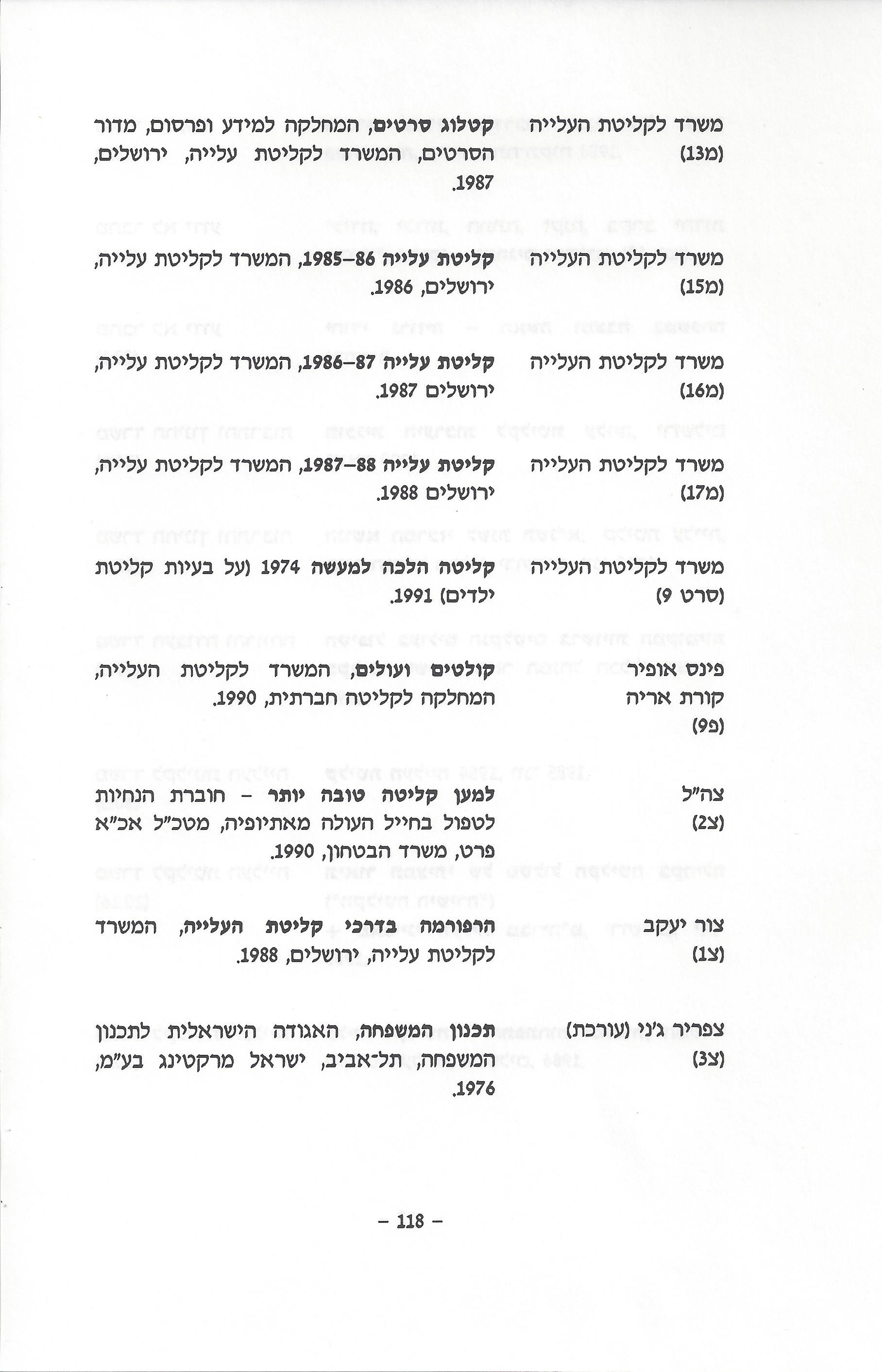 ביבליוגרפיה, ליקטו וערכו דני בודובסקי, יוסף דוד, יחיאל ערן