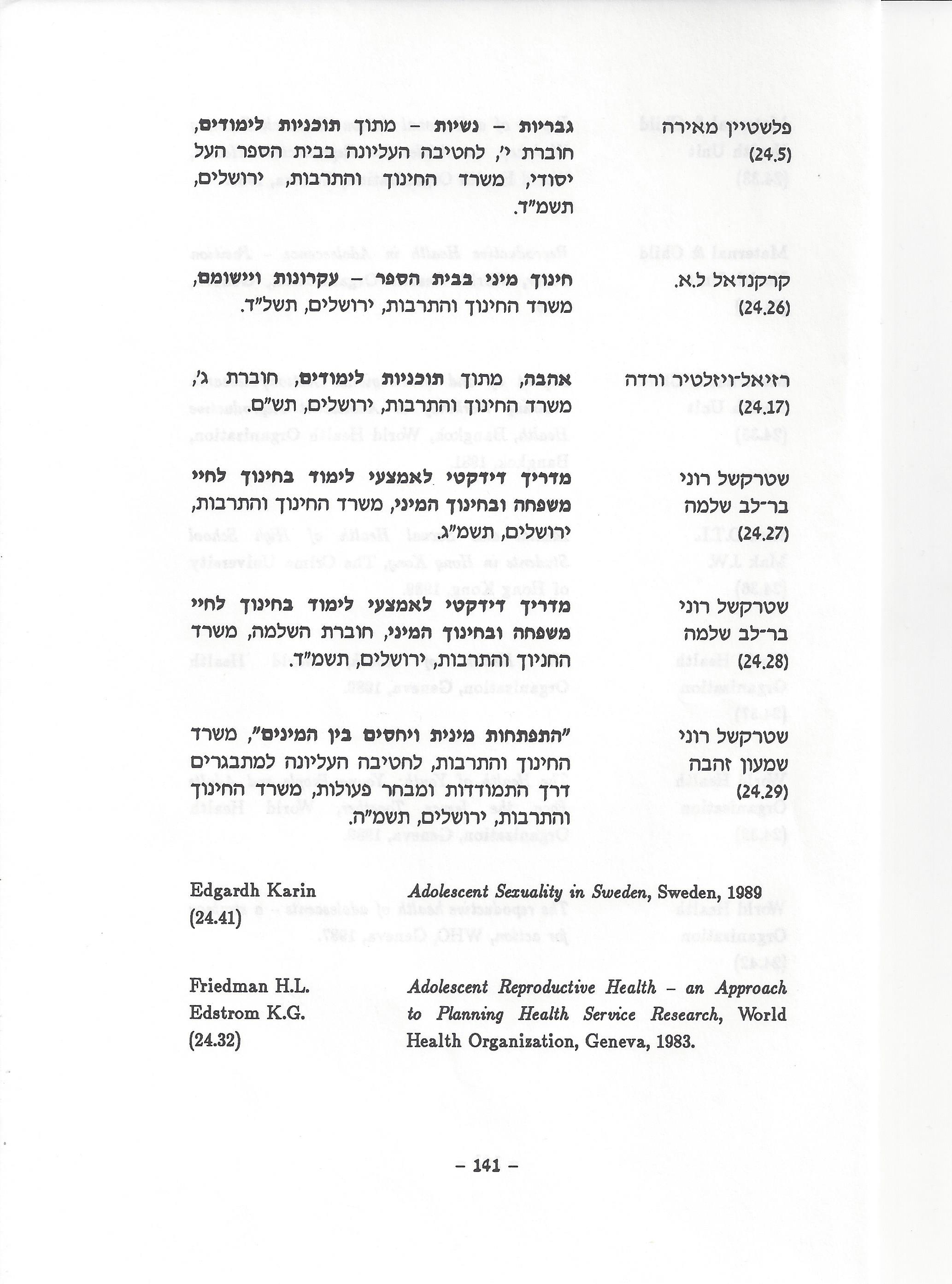 ביבליוגרפיה, ליקטו וערכו דני בודובסקי, יוסף דוד, יחיאל ערן