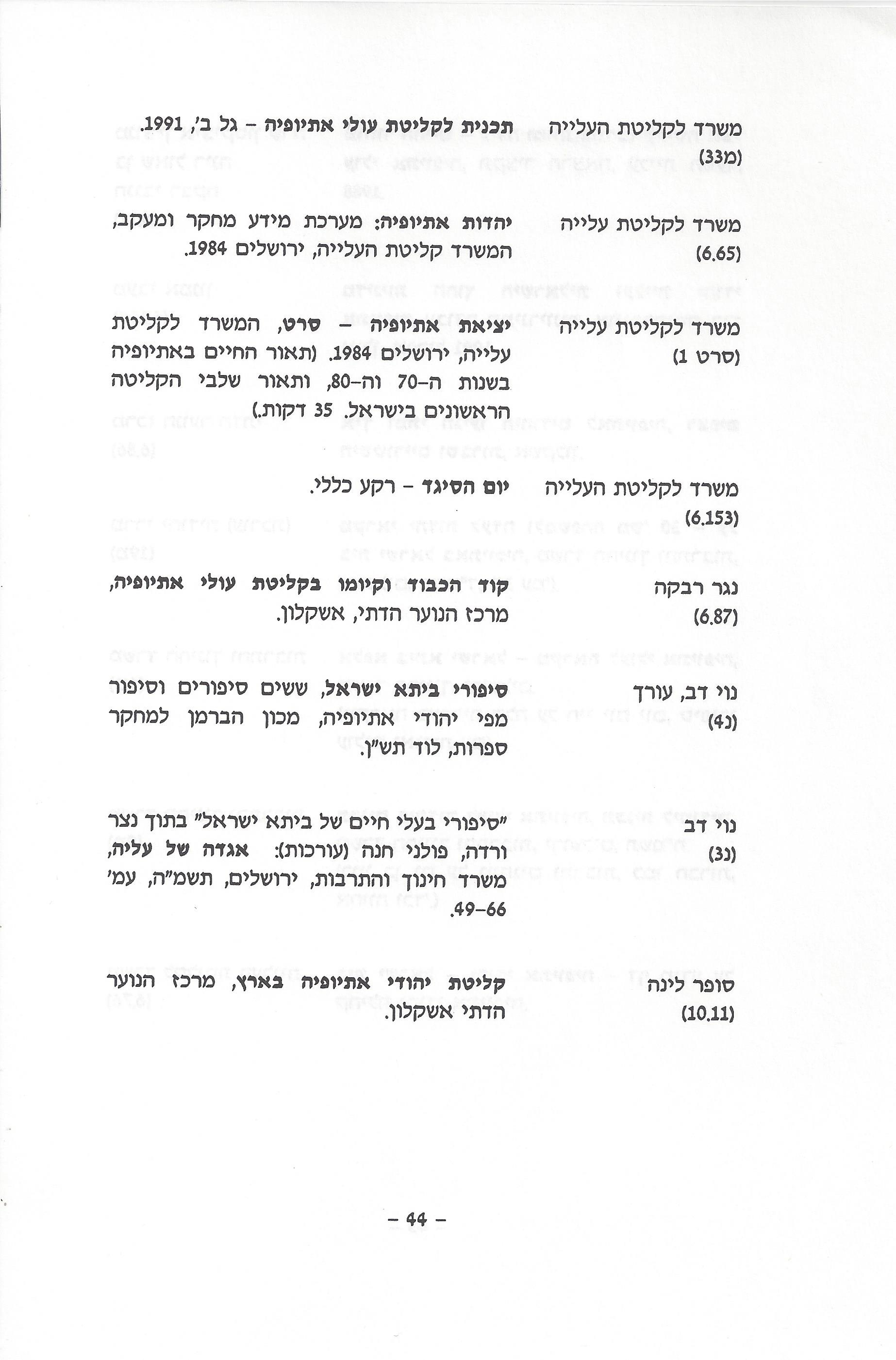 ביבליוגרפיה, ליקטו וערכו דני בודובסקי, יוסף דוד, יחיאל ערן