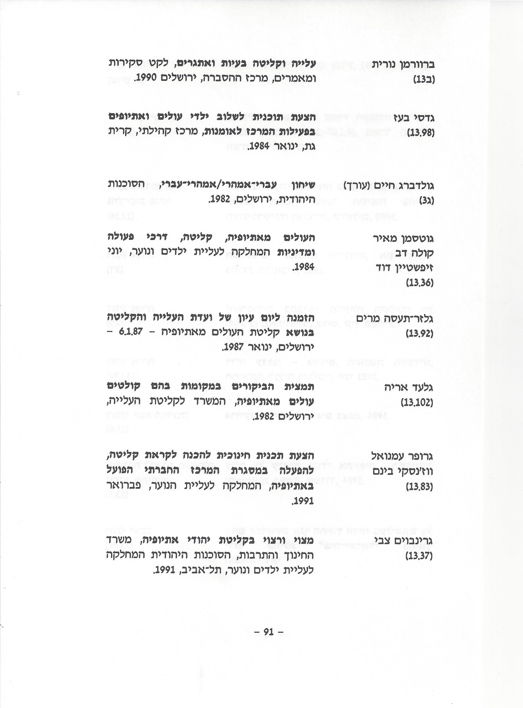 ביבליוגרפיה, ליקטו וערכו דני בודובסקי, יוסף דוד, יחיאל ערן